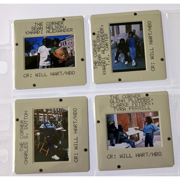 HBO Press Kit The Corner Mini Series 2000 Khandi Alexander T.K. Carter Slides - Picture 2 of 6